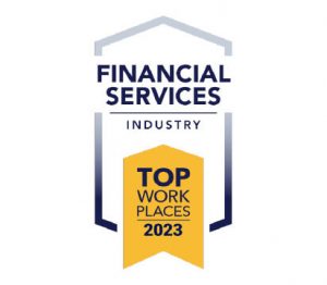 2023 Top Workplace Financial Services Industry Award.