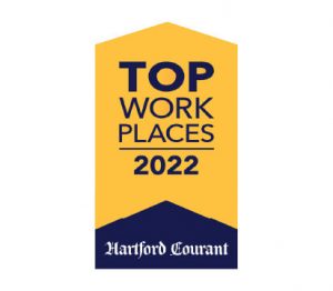 2022 Hartford Courant Top Workplace Badge.