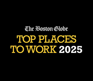 Top Places to Work 2025 Boston Globe Award.