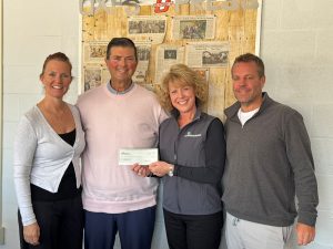 Tara Trainor, curriculum director, Oxford Public Schools; Michael Lucas, superintendent, Oxford Public Schools; Jo-Ann Bussiere, assistant vice president, branch officer, bankHometown; Matt Bobola, business manager, Oxford Public Schools 